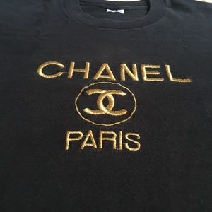 Vintage Chanel Paris Bootleg Tee 